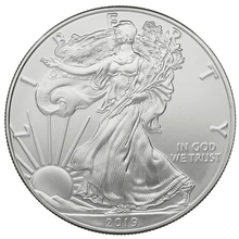 1 troy ounce zilveren Eagle munt - 2019