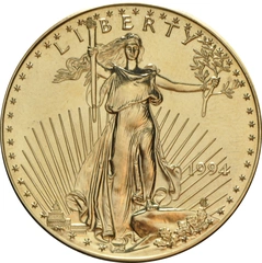 1994 1 troy ounce gouden American Eagle munt
