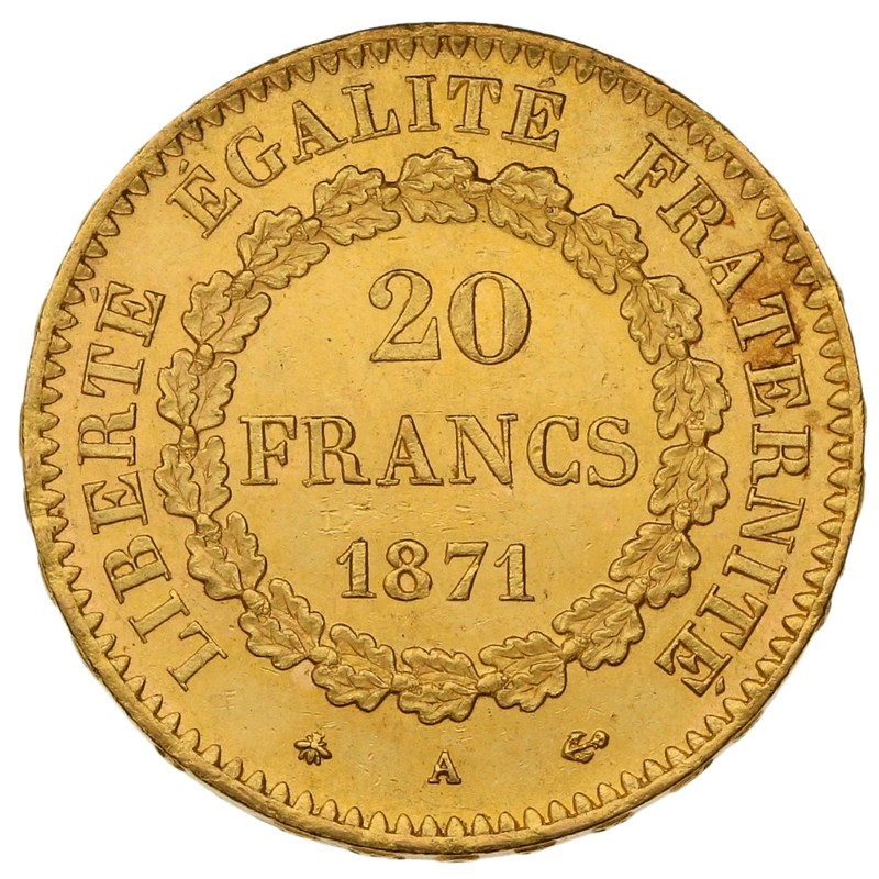 1871 20 Franse Frank - Guardian Angel - A
