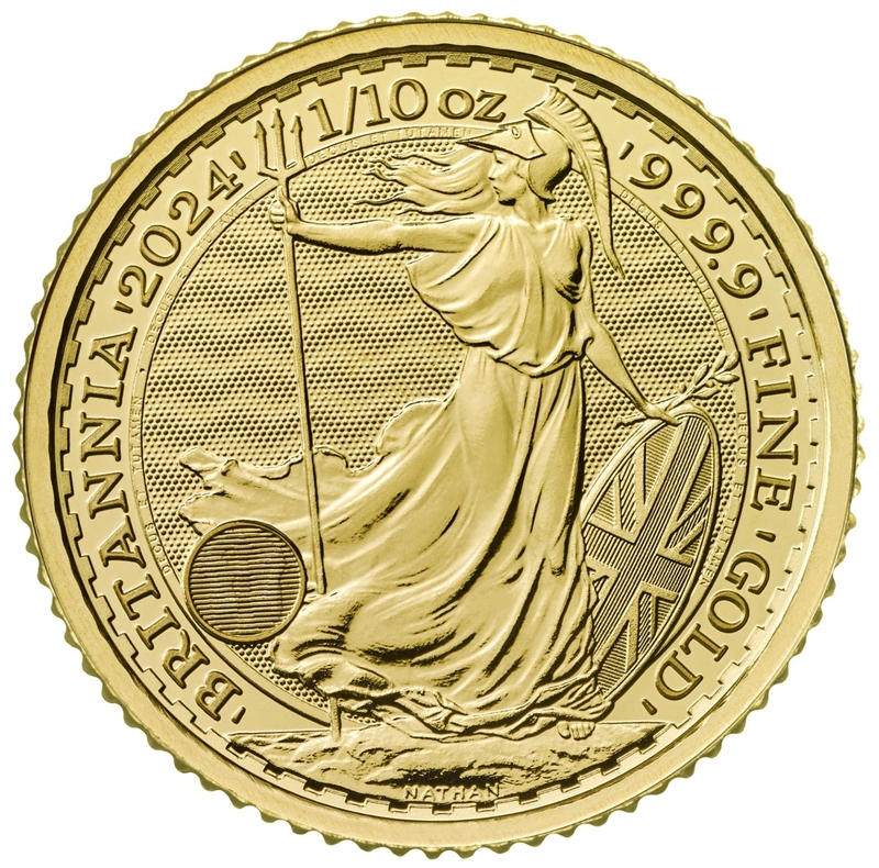2024 1/10 Ons Gouden Britannia Munt