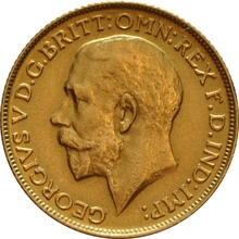1928 Gold Sovereign - King George V - M