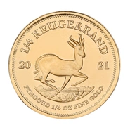 1/4 troy ounce gouden Krugerrand munt - 2021