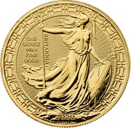 1 troy ounce gouden Britannia Oriental Border munt - 2020