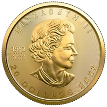 2023 Half ounce gouden esdoorn