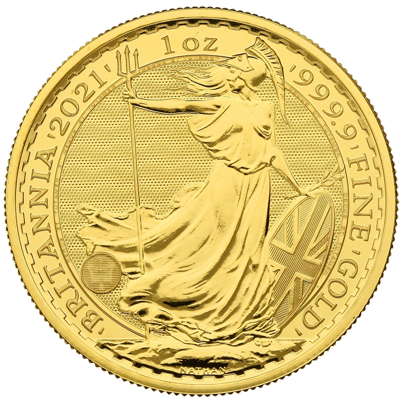 1 troy ounce gouden Britannia munt - 2021