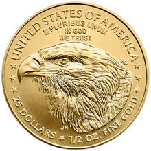 2025 Half Ons American Eagle Gouden Munt