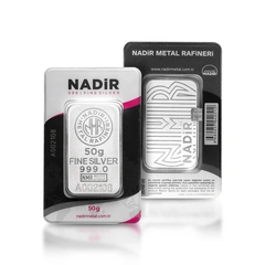 50 gram zilverbaar Nadir Gemint