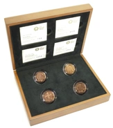 Gold Proof 2010-2011 Capital Cities of the United Kingdom £1 set