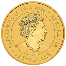 2023 1/10 Gouden Australian Kangaroo Munt
