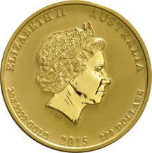 2015 2oz Australian Gold Year of the Goat Gold Coin