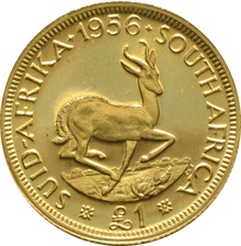 1956 £1 South Africa Elizabeth II