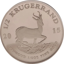 2015 Proof Half Ounce Krugerrand Gold Coin