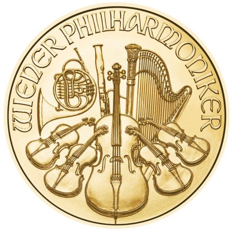 2023 1/10 Ons Oostenrijkse Gouden Philharmonic Munt