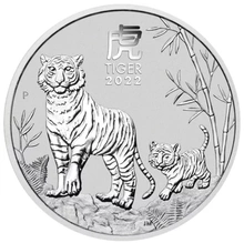 2022 Perth Mint Year of the Tiger 1oz Zilveren Munt
