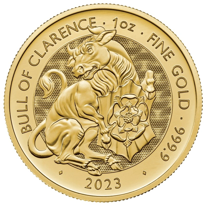 2023 Bull of Clarence - Tudor Beasts 1 Ons Gouden Munt