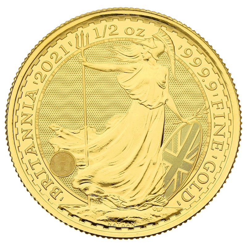 1/2 troy ounce gouden Britannia munt - 2021