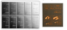 10 x 10 gram zilverbaar - CombiBar