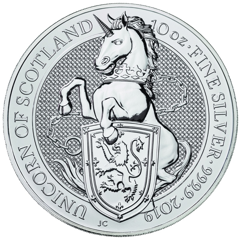 10oz Silver Coin, The Unicorn - Queen's Beast 2019