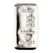 Metalor 250 Gram Zilverbaar