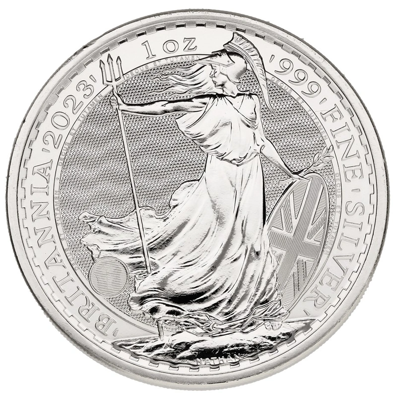 2023 Britannia 1 Ons Queen Elizabeth II Zilver Munt