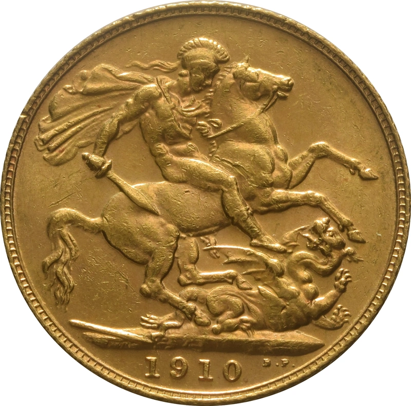 1910 Gouden Sovereign Munt - Koning Edward VII - Londen