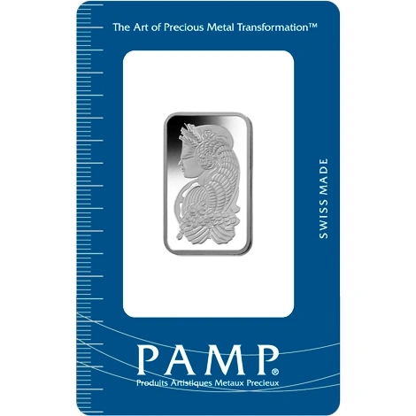 50 gram platinabaar PAMP
