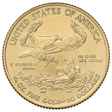 2019 1/4 troy ounce gouden American Eagle munt