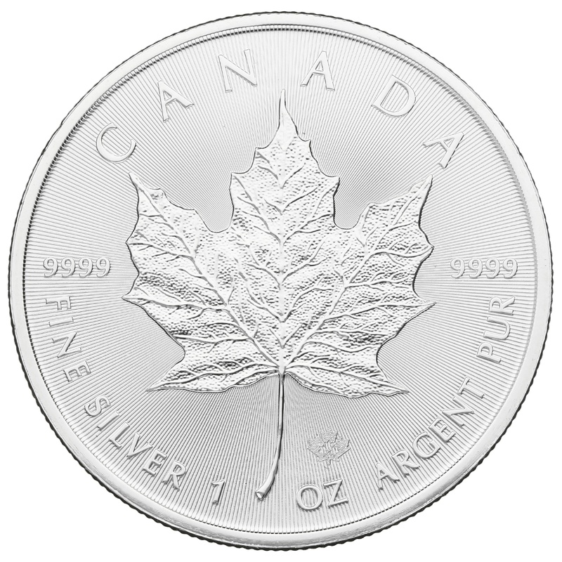 1 troy ounce zilveren Maple Leaf munt - 2020