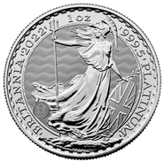 2022 1oz Platina Britannia Munt