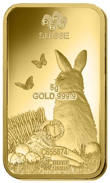 PAMP 2023 Year of the Rabbit 5g Goudbaar