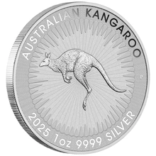2025 Australische Kangoeroe Zilveren Munt 1oz