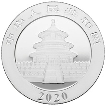 30 gram zilveren Panda munt - 2020 (box)