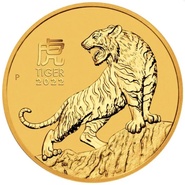 2022 1oz Perth Mint Year of the Tiger Gouden Munt