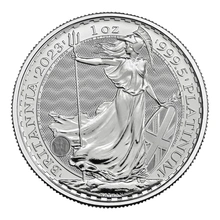 2023 1 Ons Platina Britannia Munt
