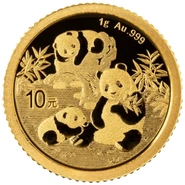 2025 1g Gouden Chinese Panda Munt