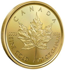 2026 1/10 troy ounce gouden Maple Leaf munt