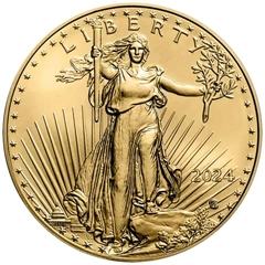 2024 1 troy ounce gouden American Eagle munt