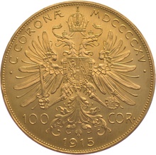 Gold Austrian 100 Coronas