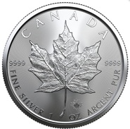 2022 1Ons Canadian Maple Zilveren Munt