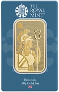 NIEUW 50 Gram Goudbaar Britannia