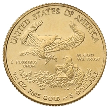 2015 Tenth Ounce Eagle Gold Coin