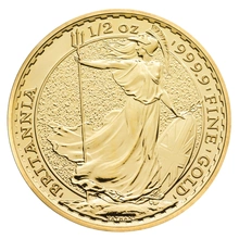 1/2 troy ounce gouden Britannia munt - Beste waarde