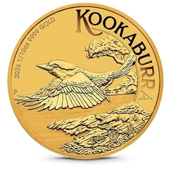 2026 1/10 troy ounce gouden Kookaburra munt