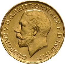 1923 Gold Sovereign - King George V - M