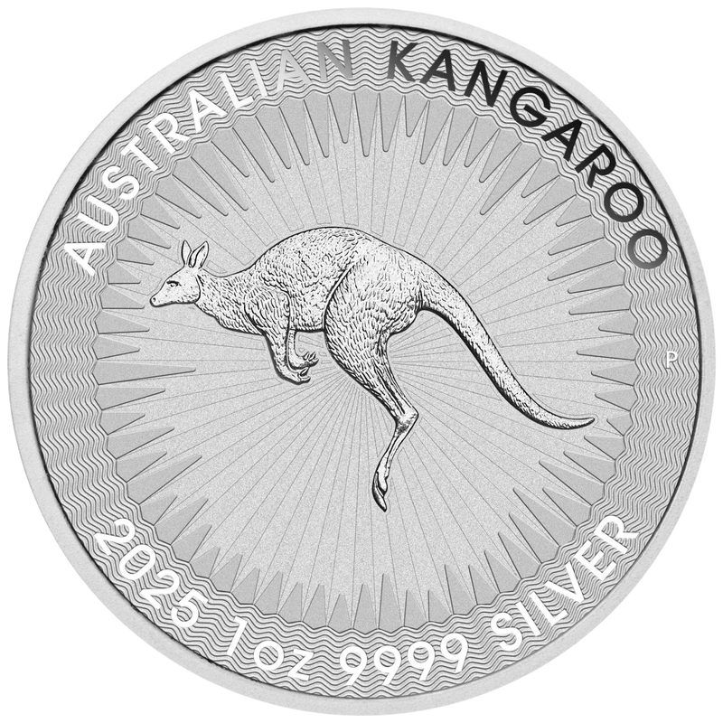 2025 Australische Kangoeroe Zilveren Munt 1oz