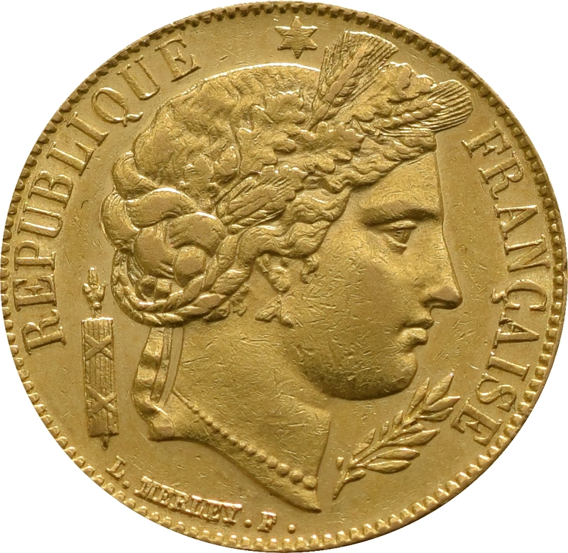 20 French Francs - Ceres