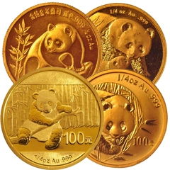 1/4 troy ounce gouden Panda munt beste waarde