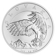 2024 1oz Slowaakse Adelaar Zilveren Munt