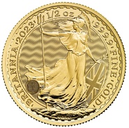 2023 Halve Ons King Charles III Britannia Gouden Munt