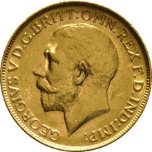 1913 Gold Sovereign - King George V - P